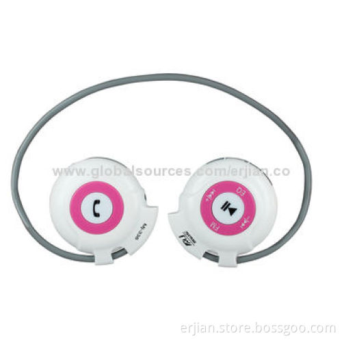 Sports Earphone for iPod/Mobile Phones, Mini USB Port, 2.5mm Audio Jack, Stereo Bluetooth